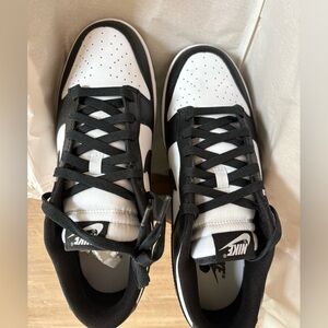 Authentic Nike Dunk Low Retro Box in Black and White- new in box